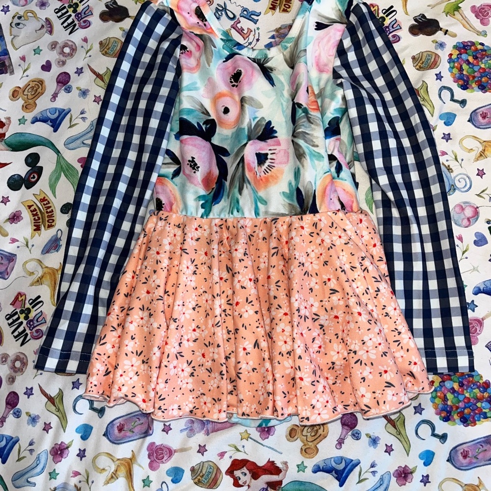 Cheeky Plum Blue and White Gingham Bodysuit